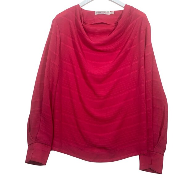- pink long sleeve cowl neck blouse Inwear (pablah) size 40 - Picture 3 of 10